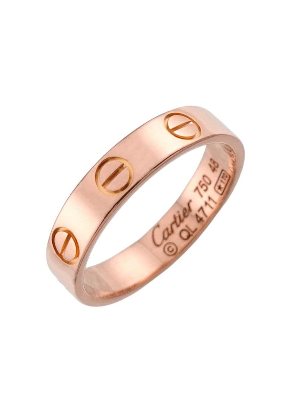 Cartier Mini Love 48 Ring 18k Pink Gold